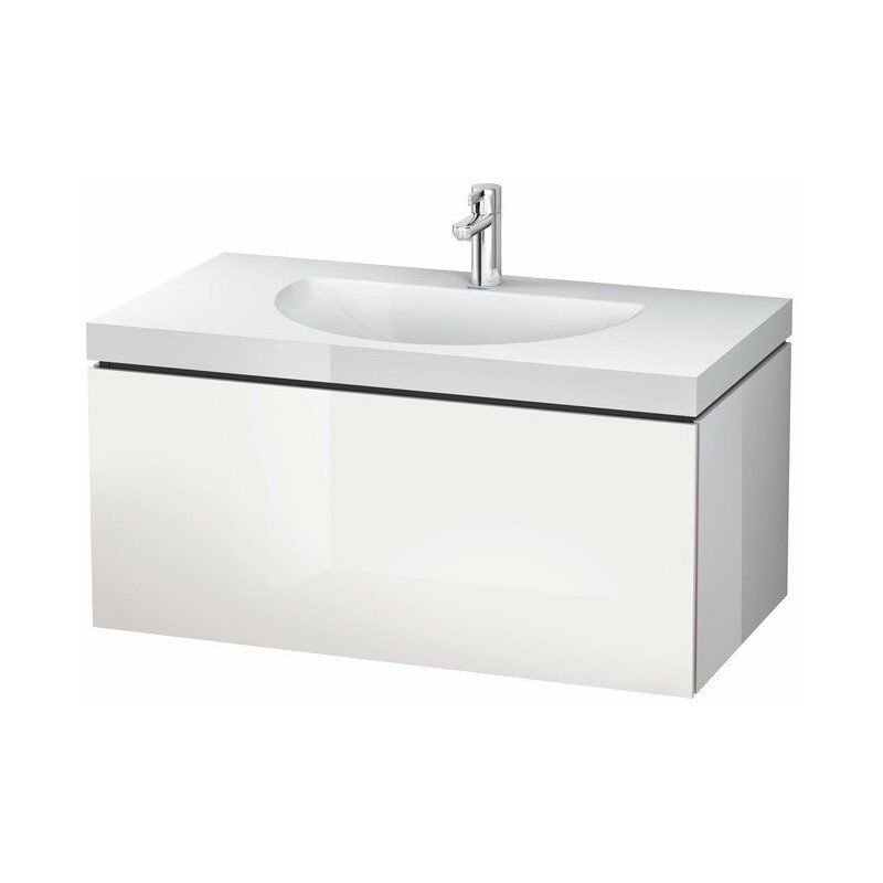 

Duravit - Mueble Lavabo DARLING NEW 1000x540mm sin rebosadero sin orificio para grifería blanco brillo falta