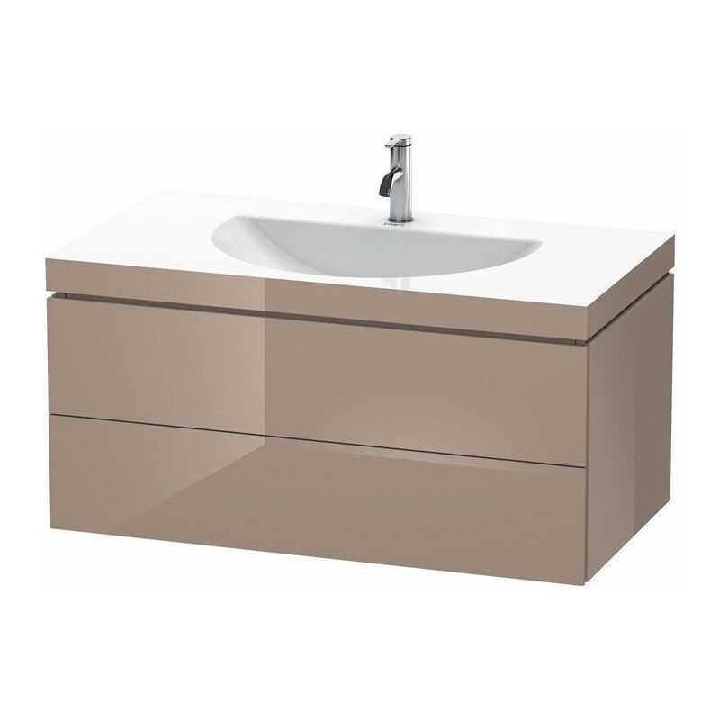 

Duravit mueble lavabo DARLING NEW 1000x540mm sin rebosadero 1 orificio para grifería alto brillo capuchino