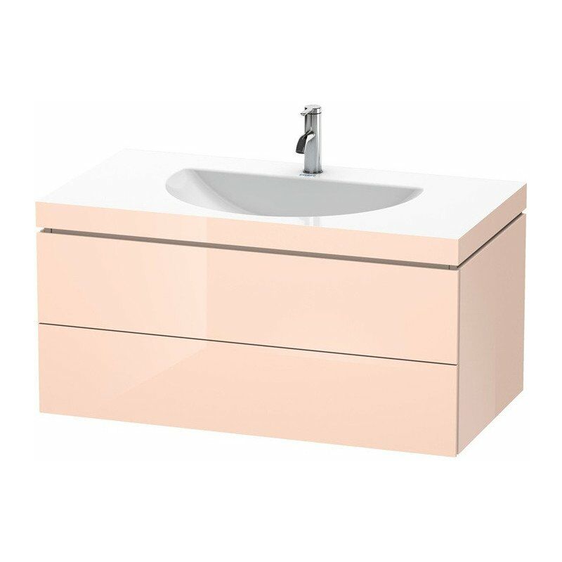 

Duravit - mueble lavabo DARLING NEW 1000x540mm sin rebosadero 1 orificio para grifería albaricoque perla alto brillo