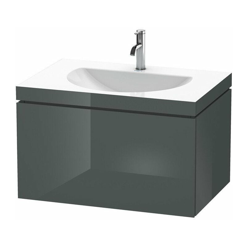 

Duravit - mueble lavabo DARLING NEW 800x540mm sin rebosadero 1 orificio para grifería Glossy Doloaveci Grey
