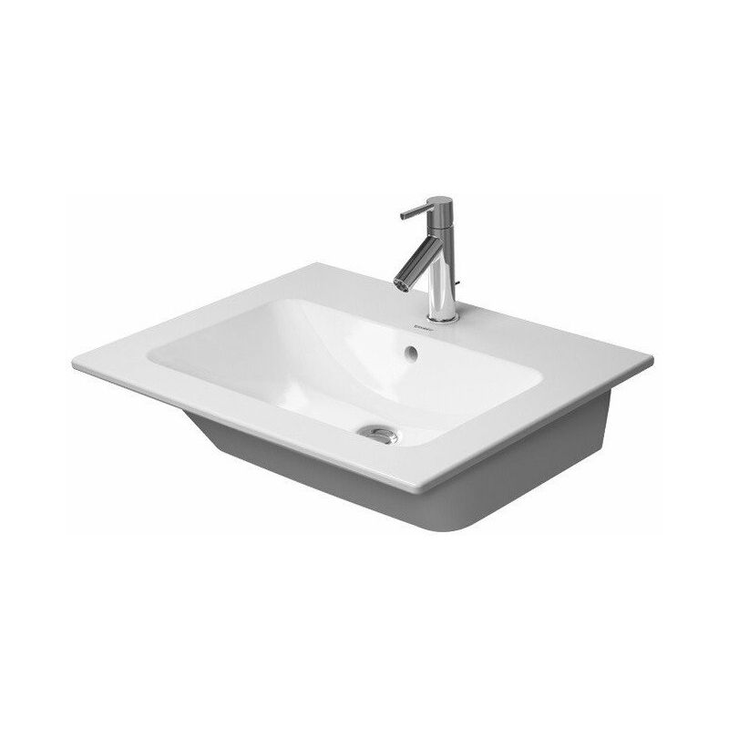 

ME by Starck mueble lavabo con rebosadero 630x490mm 3 orificios para grifería blanco - Duravit