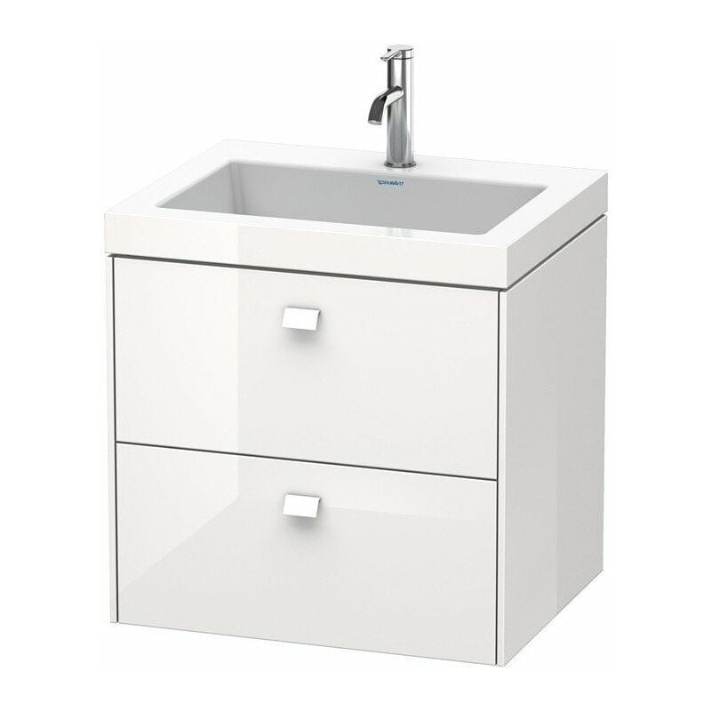 

Duravit - Mueble bajo lavabo BRIOSO 613x600x480mm WT Vero Air Gri ch 3 orificios para grifería