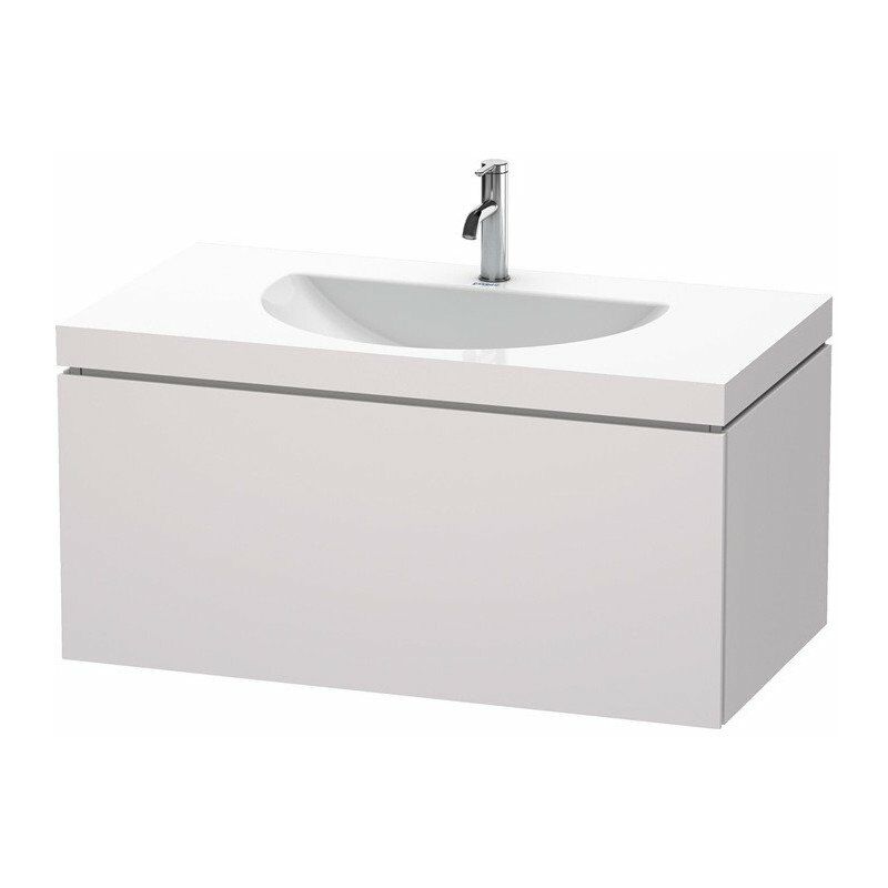 

Duravit - mueble lavabo DARLING NEW 1000x540mm sin rebosadero 1 orificio para grifería blanco satinado lila