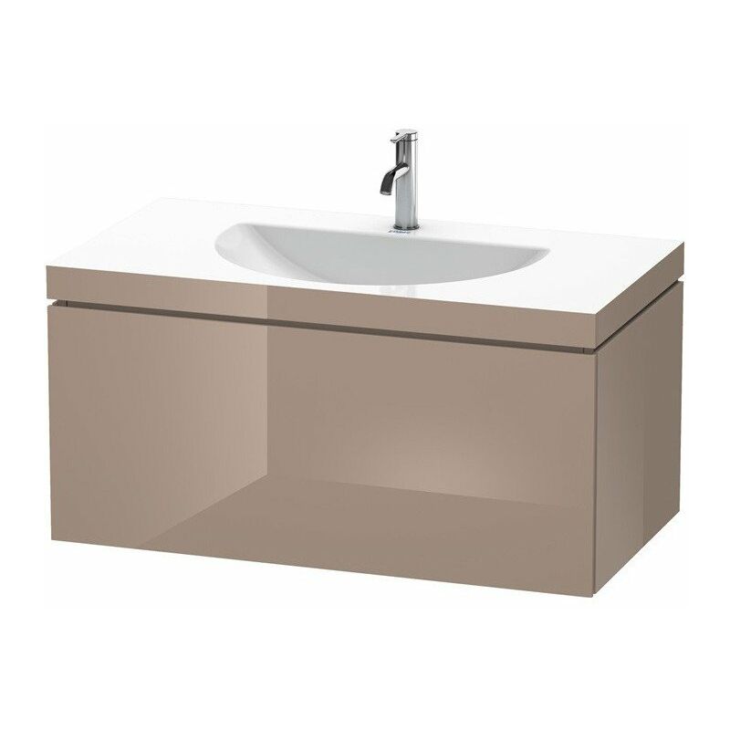 

Duravit - mueble lavabo DARLING NEW 1000x540mm sin rebosadero 1 orificio para grifería alto brillo capuchino