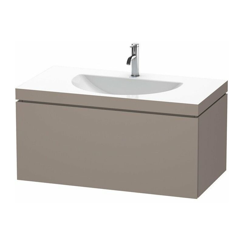 

Duravit - mueble lavabo DARLING NEW 1000x540mm sin rebosadero 1 orificio para grifería basalto mate