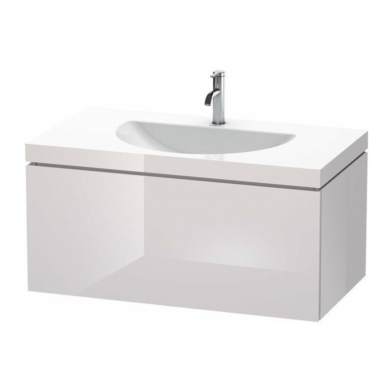 

Duravit - mueble lavabo DARLING NEW 1000x540mm sin rebosadero 1 orificio para grifería blanco lila brillo