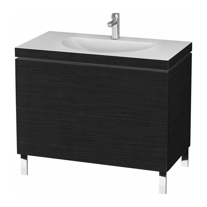 

Duravit - L-CUBE mueble lavabo 1000x540mm sin rebosadero 1 orificio para grifería roble cepillado