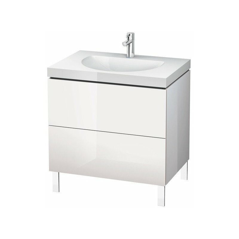

Duravit - mueble lavabo DARLING NEW 800x540mm sin rebosadero 3 orificios para grifería peral albaricoque seda mate