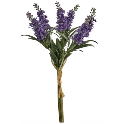 Lavanda fiorita bouquet con 6 rami 35 cm