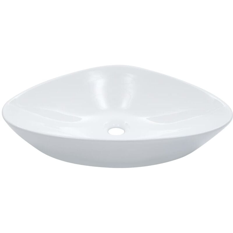 Lavabo, Lavandino 58,5x39x14 cm in Ceramica Bianco Vidaxl 3403