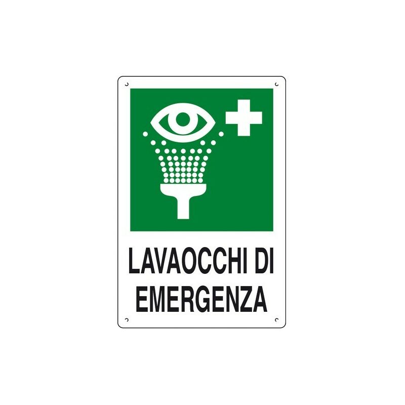 Image of Lavaocchi Di Emergenza Cartelli Da Cantiere Polionda