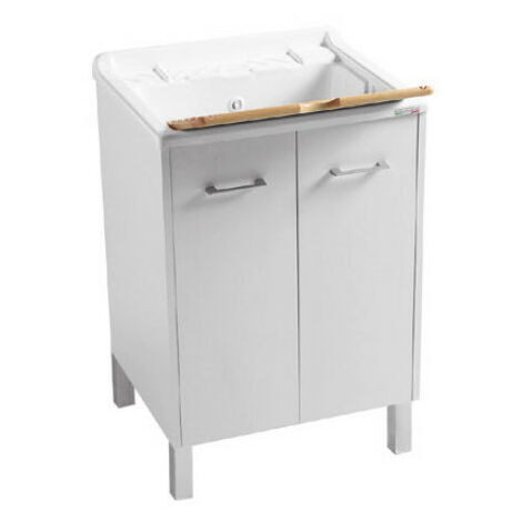 Lavapanni Domestica 60x50 completo bianco con piedini di Colavene