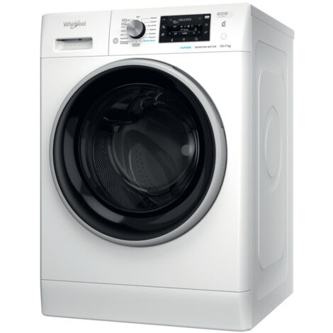 Lavasciuga Whirlpool FFWDD 107625 WBS IT Libera Installazione Caricamento Frontale Bianco Classe E