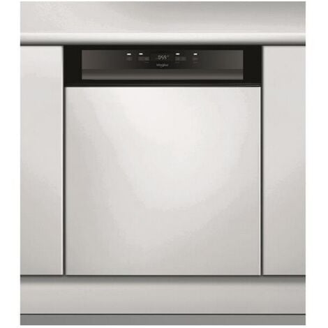 lavastoviglie 60cm 14 coperti 44db integrabile con archetto - wbc3c34pb - whirlpool