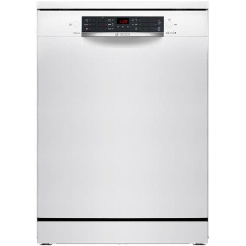 Lavastoviglie da 60 cm, 12 coperti, 48 dB, bianca - SMS26AW01F - bosch