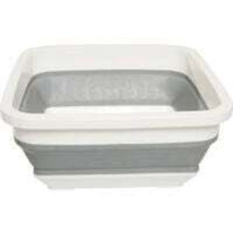Lavastoviglie pieghevole, design compatto, facile da pulire, lavello rettangolare pieghevole, 31,7 x 14,2 cm, ideale per campeggio, roulotte e piccole cucine.
