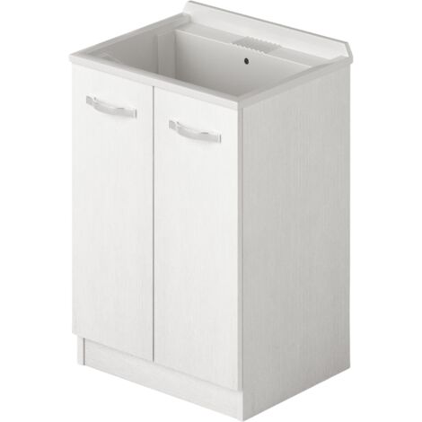 Lavatoio 2a for laundry bianco H86x61x50cm