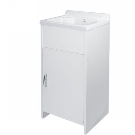 LAVATOIO CON MOBILE IN PVC E VASCA IN POLIPROPILENE MINI L cm. 42 x P cm. 35
