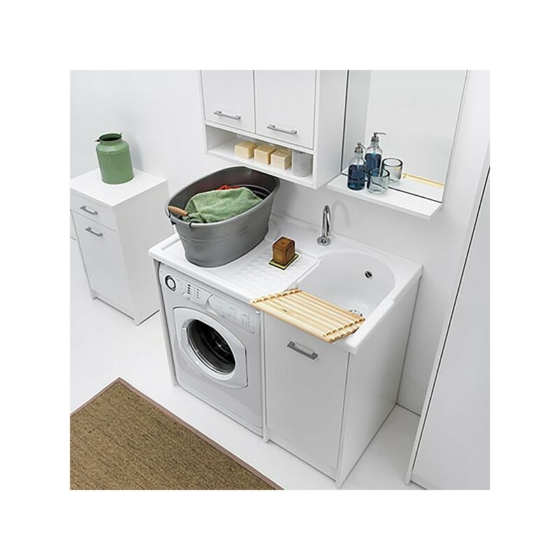 Lavatoio Copri Lavatrice Con Vasca Destra Domestica Colavene 106x50...
