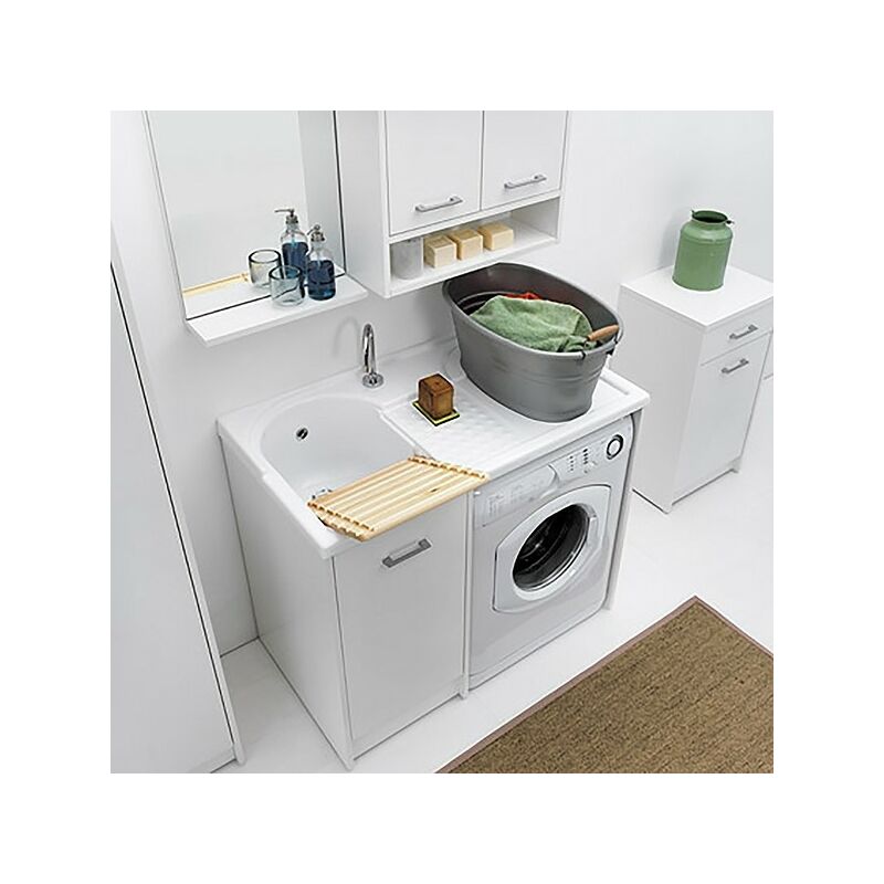 Lavatoio Copri Lavatrice Con Vasca Sinistra Domestica Colavene 106x...