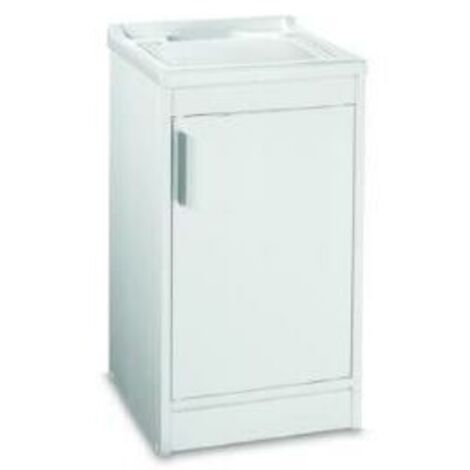 Lavatoio in Resina Bianco in Kit cm. 45X50X86 H