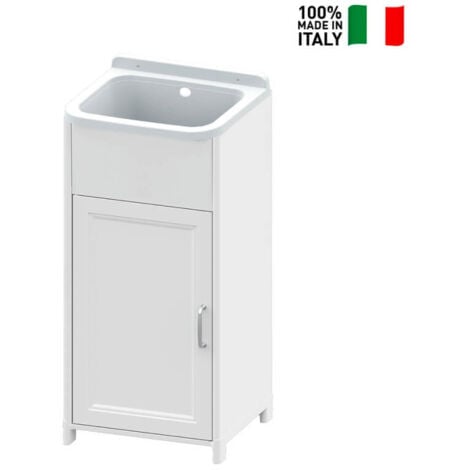 Mobile Lavatoio da esterno 40x40 cm con Vasca in Resina Piccole Dimensioni  PVC - Shopping.com