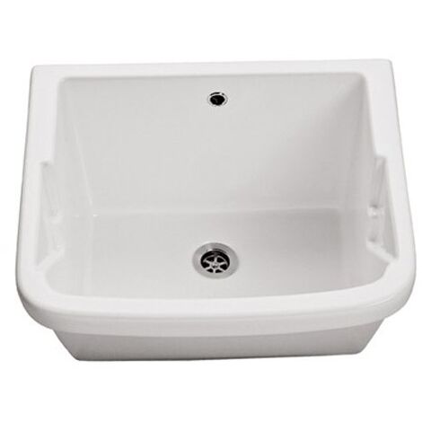 Lavatoio Iside cm. 75x60xh40 in ceramica bianco di Ceramica