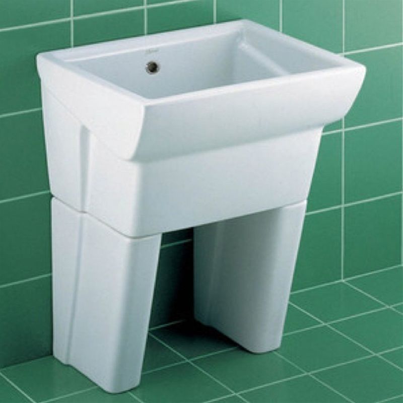 Vasche Da Bagno Ceramica Dolomite.Lavatoio Sospeso 60 X 50 Cm Ceramica Dolomite Messico Con Piedini 1 Scelta 281727372329