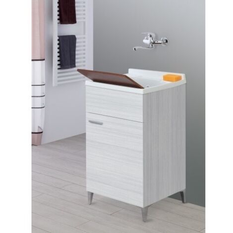 LAVATOIO STELLA 50X50XH82CM GRIGIO