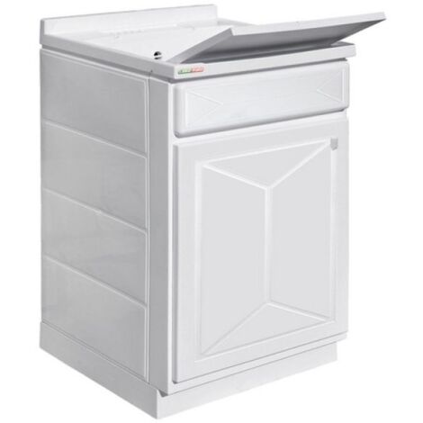 LAVATOIO TOP-LINE PLUS Bianco - 60 x 50 cm (2 ante)