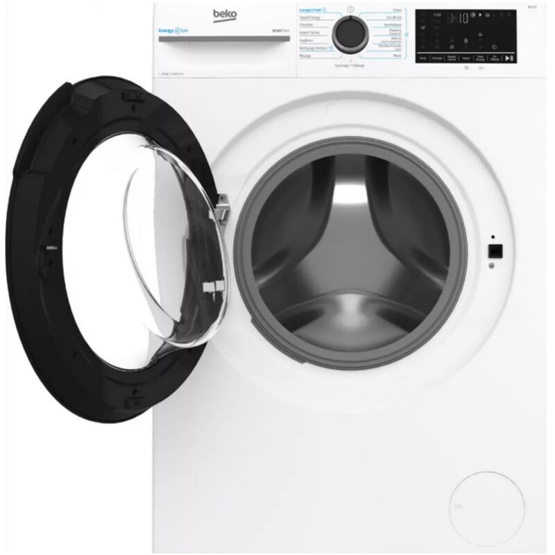 Lavatrice a carica frontale da 60 cm, 10 kg, 1200 giri/min - BM3WFU410211B - beko