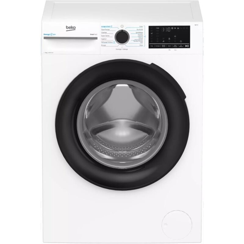 Lavatrice a carica frontale da 9 kg, 1400 giri/min - BM3WFU49411B - beko