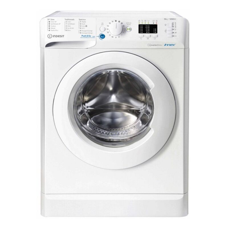 Image of Indesit - lavatrice oblò 60cm 10kg 1200t - bwa101283xwfrn