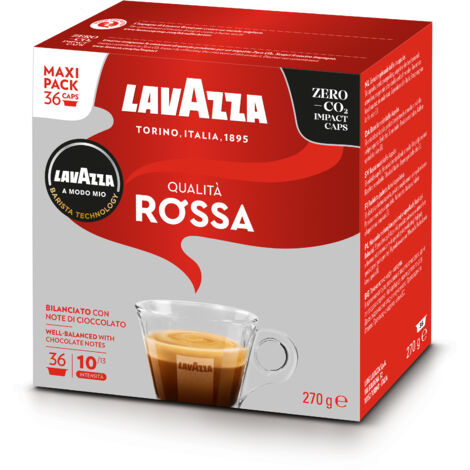 Lavazza A Modo Mio Capsule Caffe' Qualita' Rossa 36 Pezzi
