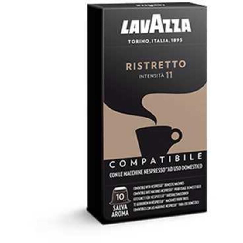 Ristretto Cápsula De Café Tueste Oscuro 10 Pieza(S) - Lavazza