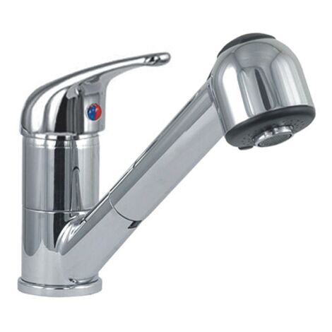 Lave-bagages à levier unique monof. avec douche à main amovible série dia-mon