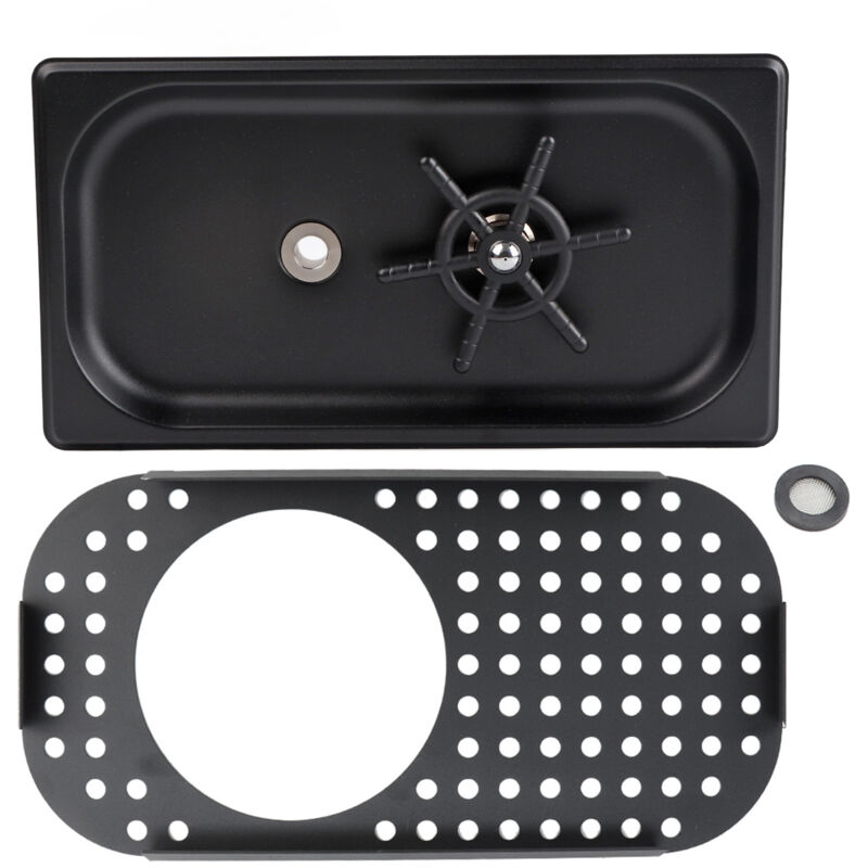 Lave-gobelets, Lave-gobelets Automatique pour évier, Rinceur de Verre de Barre en Acier Inoxydable pour évier, Lave-verre pour évier de Cuisine,