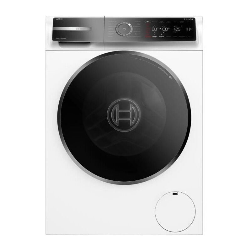 Lave-linge hublot Bosch WGB244A2FR SER8 - 9 kg - i-DOS - Induction - L60cm - 1400 trs/min - Classe a - Blanc
