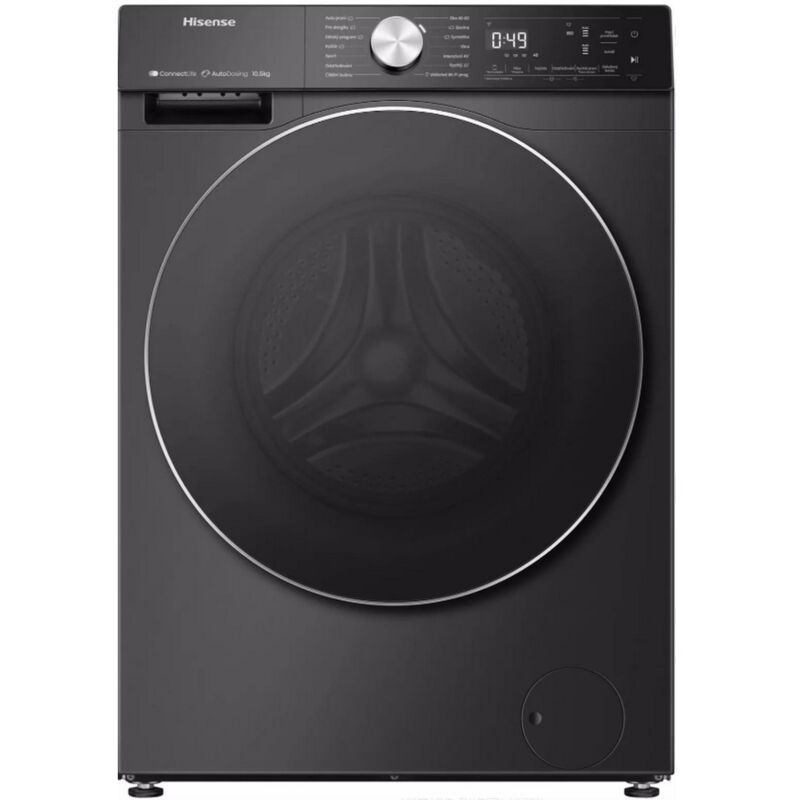 Lave-linge hublot 10.5 kg 1400 tours/min noir - WF5S1045BB - HISENSE