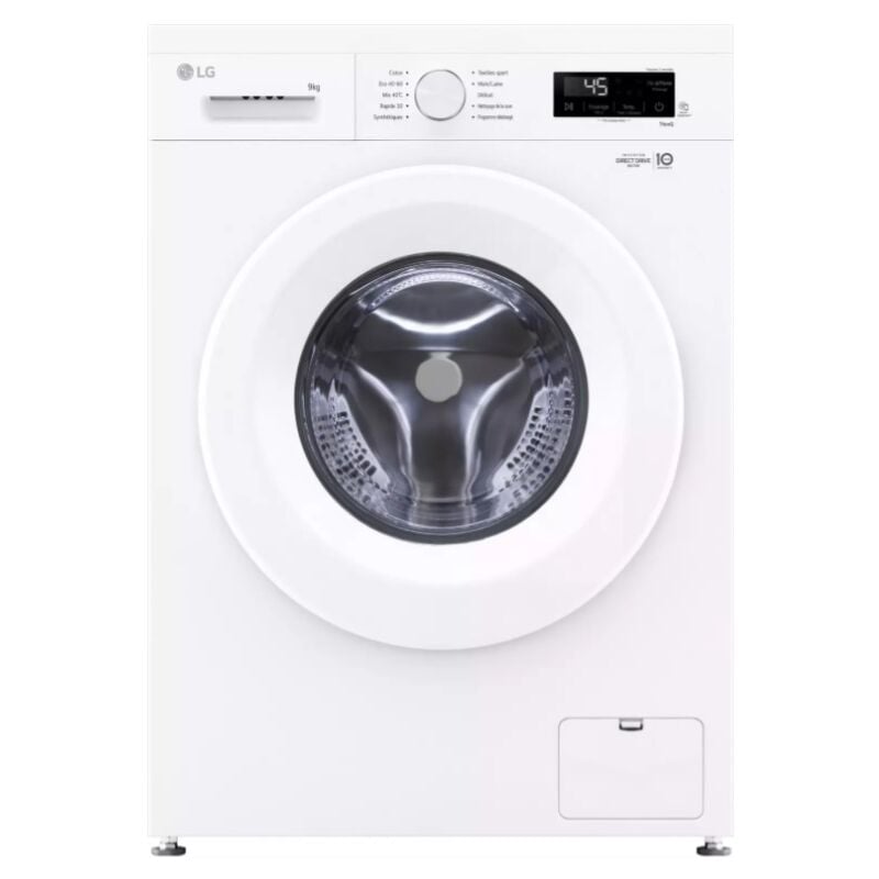 LG - Lave-linge hublot 9kg 1400trs/min F94B13WH