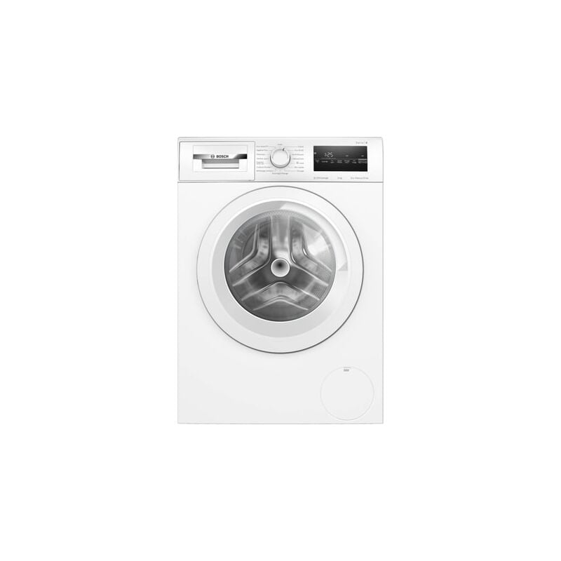 Lave-linge hublot Bosch WAN24209FR SER4 - 9 kg - Induction - L60cm - 1200 trs/min - Classe a - Vapeur- Blanc