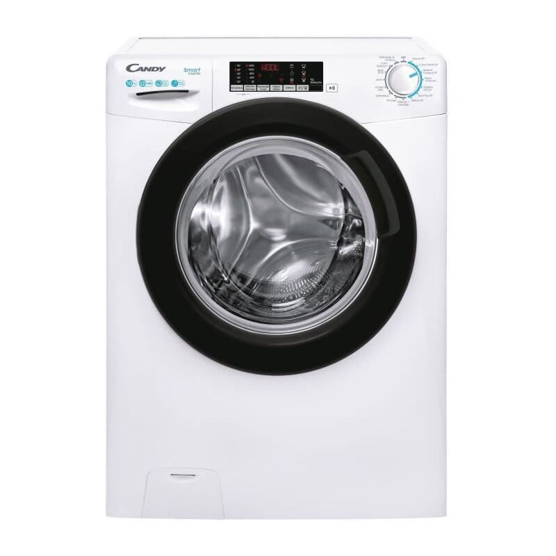 Candy - Lave-linge hublot CS1410TXME/FR - 10 kg - Induction - Vapeur - 1400 trs/min - Classe a - Programme rapide - Blanc