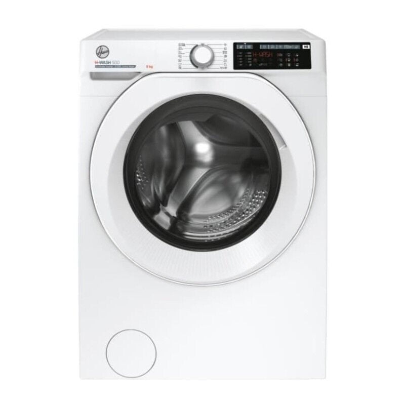 Hoover - Lave-linge hublot h-wash 500 hw 28AM/1-S - 8 kg - Induction - 1200 trs/min - Classe a - Connecté - Vapeur - Blanc