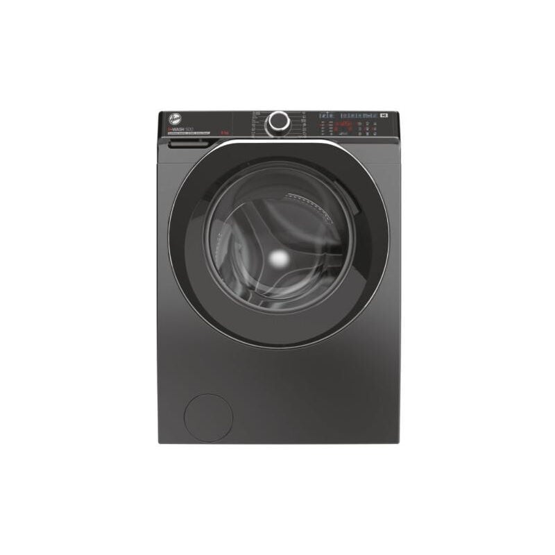Hoover - Lave-linge hublot h-wash 500 HWP49AMBCR/1-S - 9 kg - Induction - 1400 trs/min - Classe a - connecté - vapeur - Anthracit