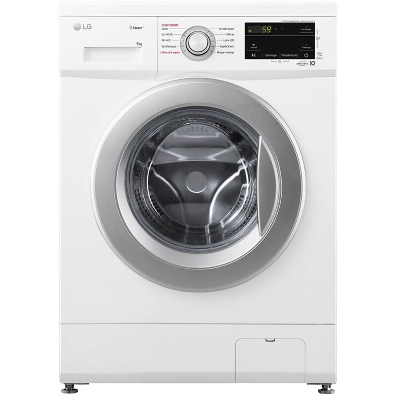 F94M21WHS LG machine à laver Charge avant 9 kg 1400 tr/min Blanc