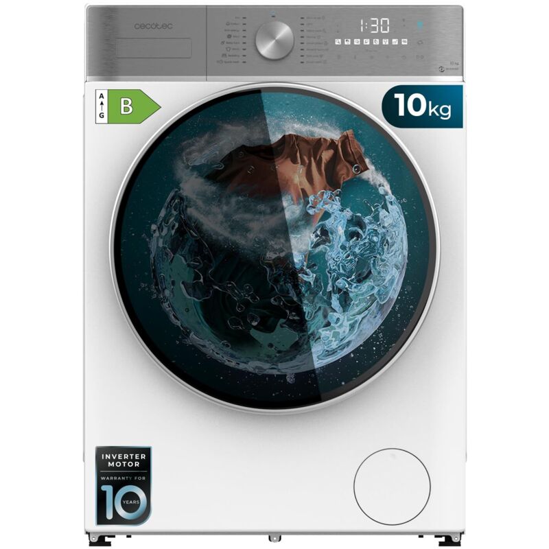 CECOTEC  Lave-linge S&eacute;chant &agrave; Chargement Frontal Bolero Wash&dry 10680