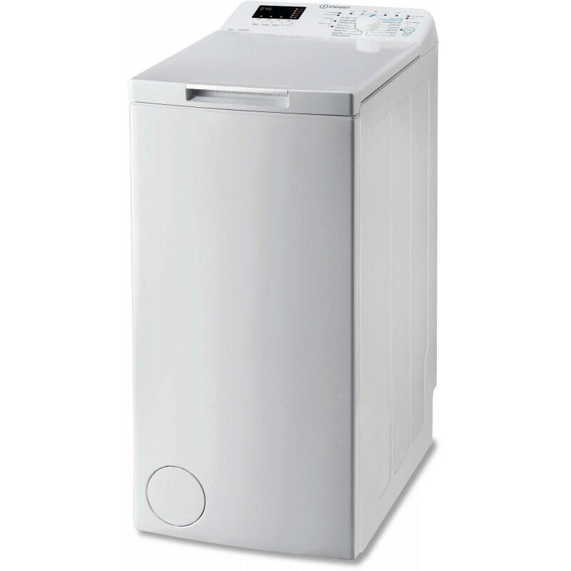 Lave-linge top 7kg 42L INDESIT 1200tr/min 40cm E, BTWS 72200 FRN
