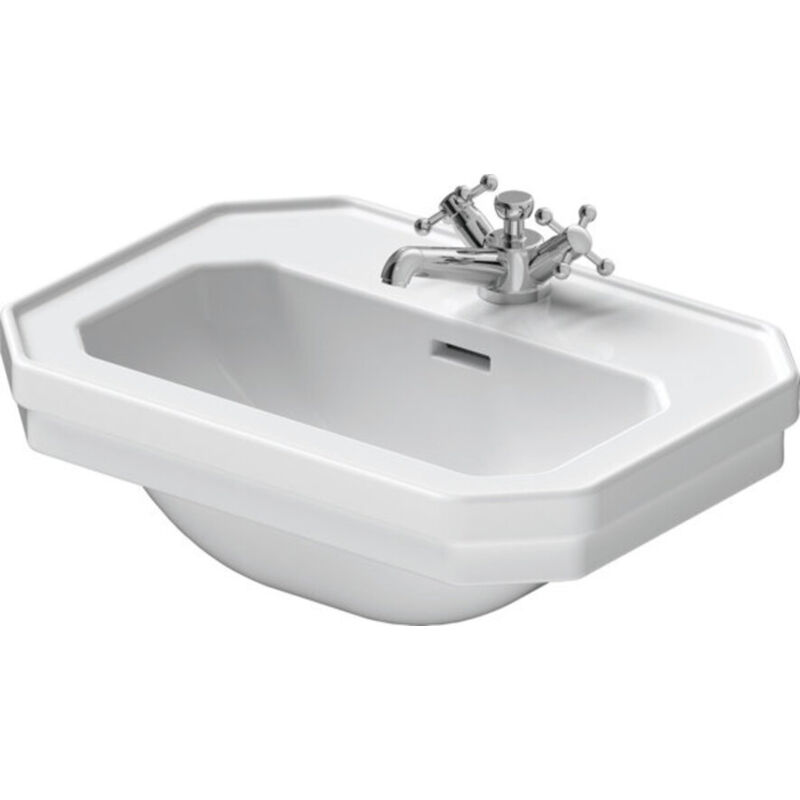 Duravit - 1930 lave-mains, 50x36,5cm, avec trop-plein, 1 trou pour