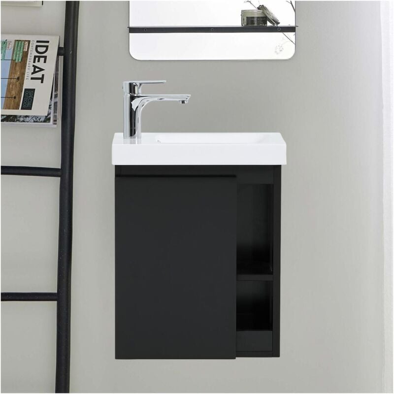 Meuble lave-mains hampton Noir