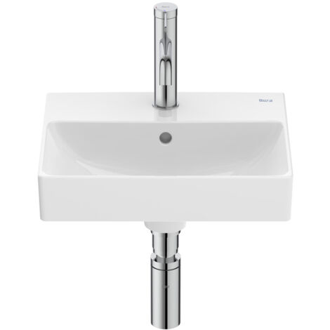 Lave-mains compact en fineceramic "Ona" avec jeu de fixations 400 x 320 mm - blanc mat - Roca